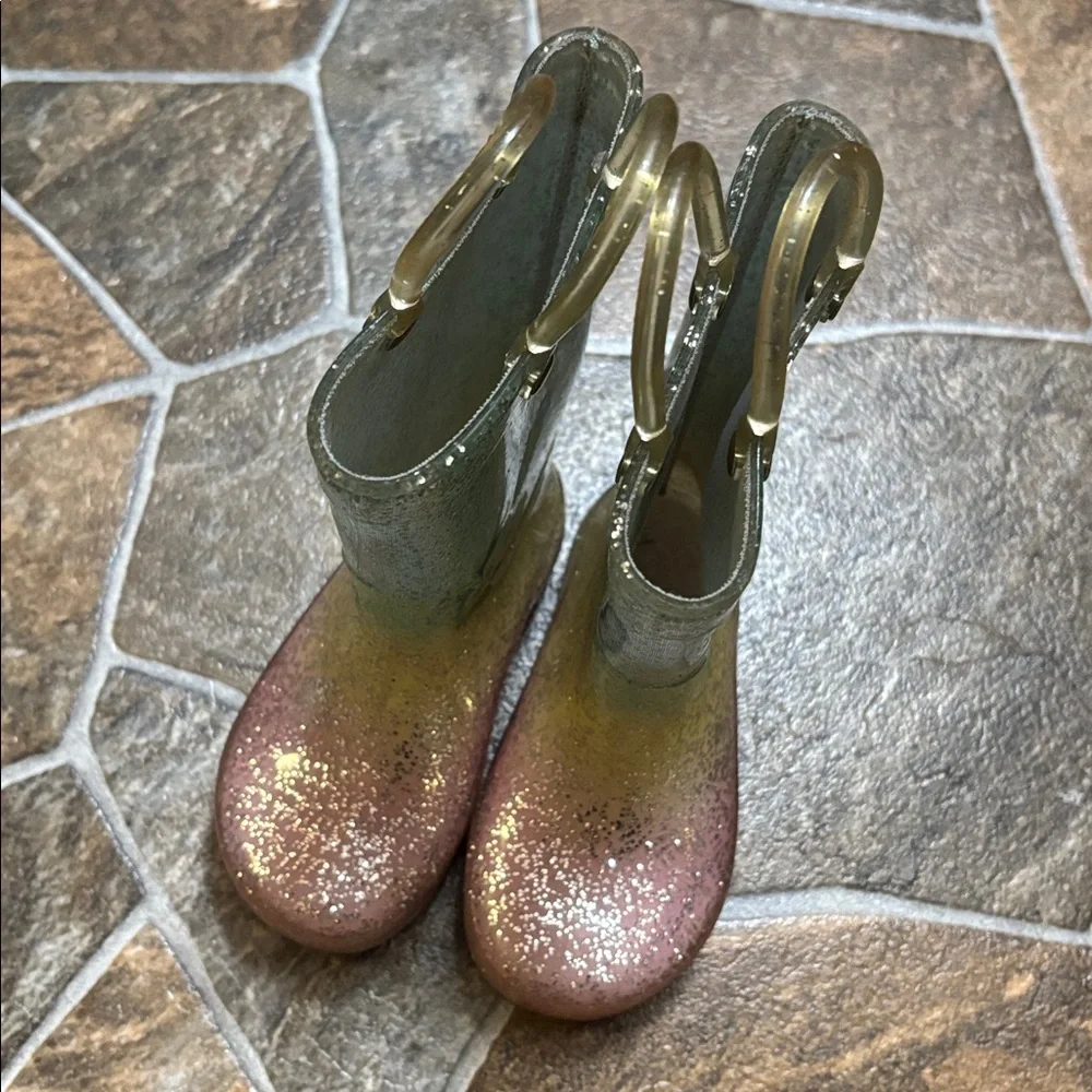 Glittery Multicolor Rain Boots